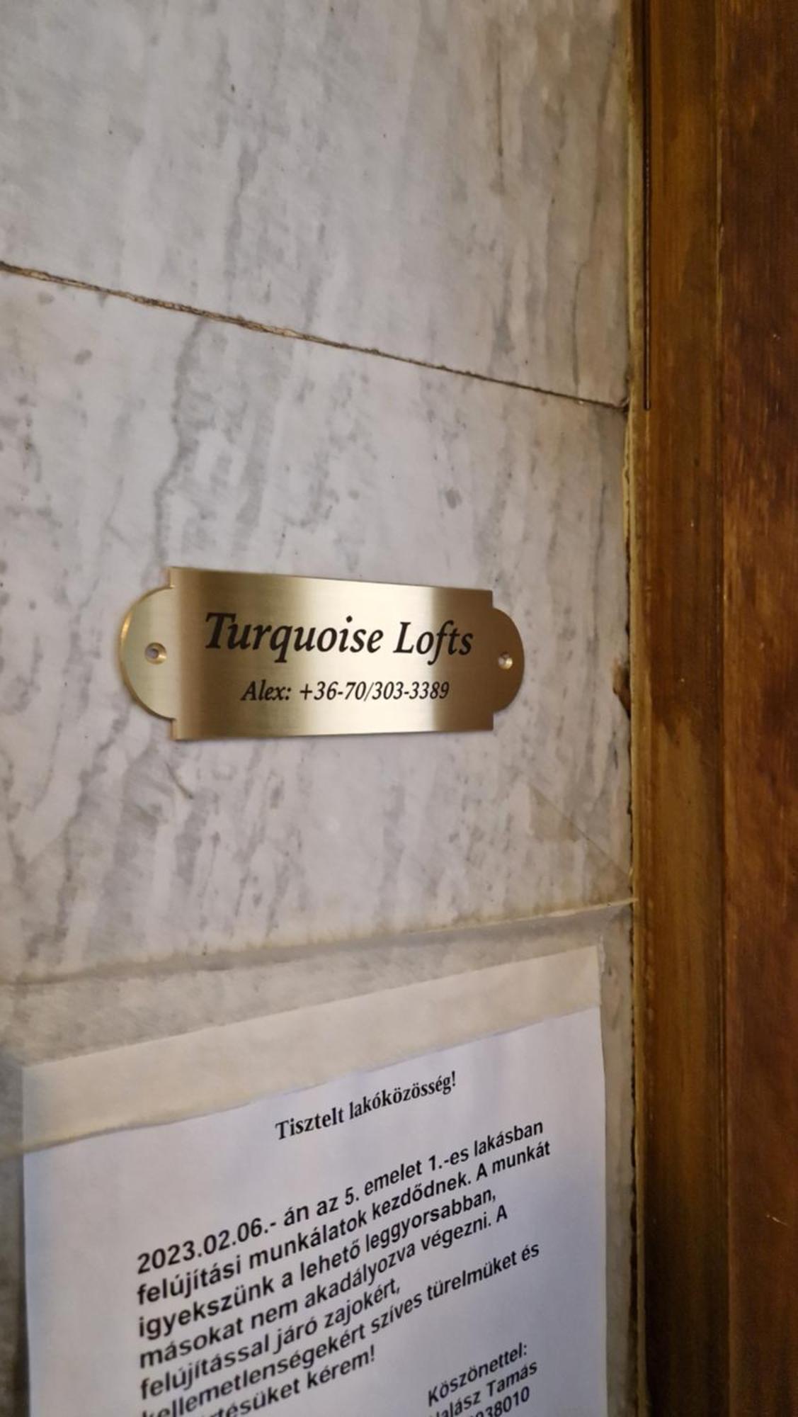 Turquoise Lofts Apartment Budapest Luaran gambar